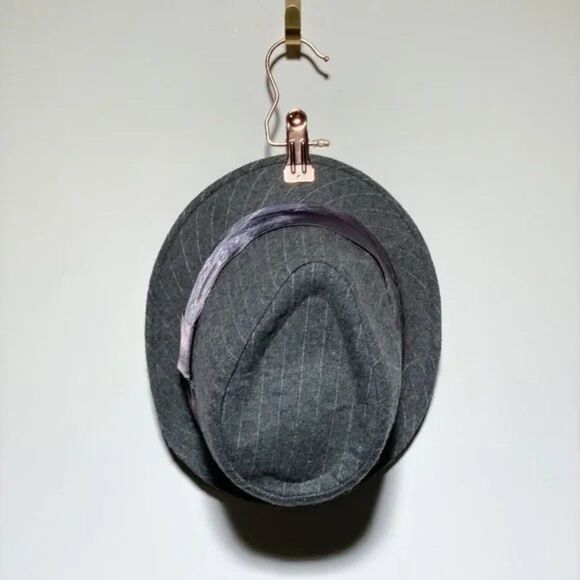 Vivicin Grey Fedora with Silk Trim Unisex Size S - Picture 3 of 3